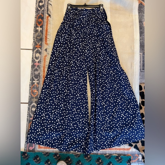 FREE PEOPLE SET |Polka dot One Bette Set - Bra Too and Ultra Wide Legged Pants - Picture 13 of 13